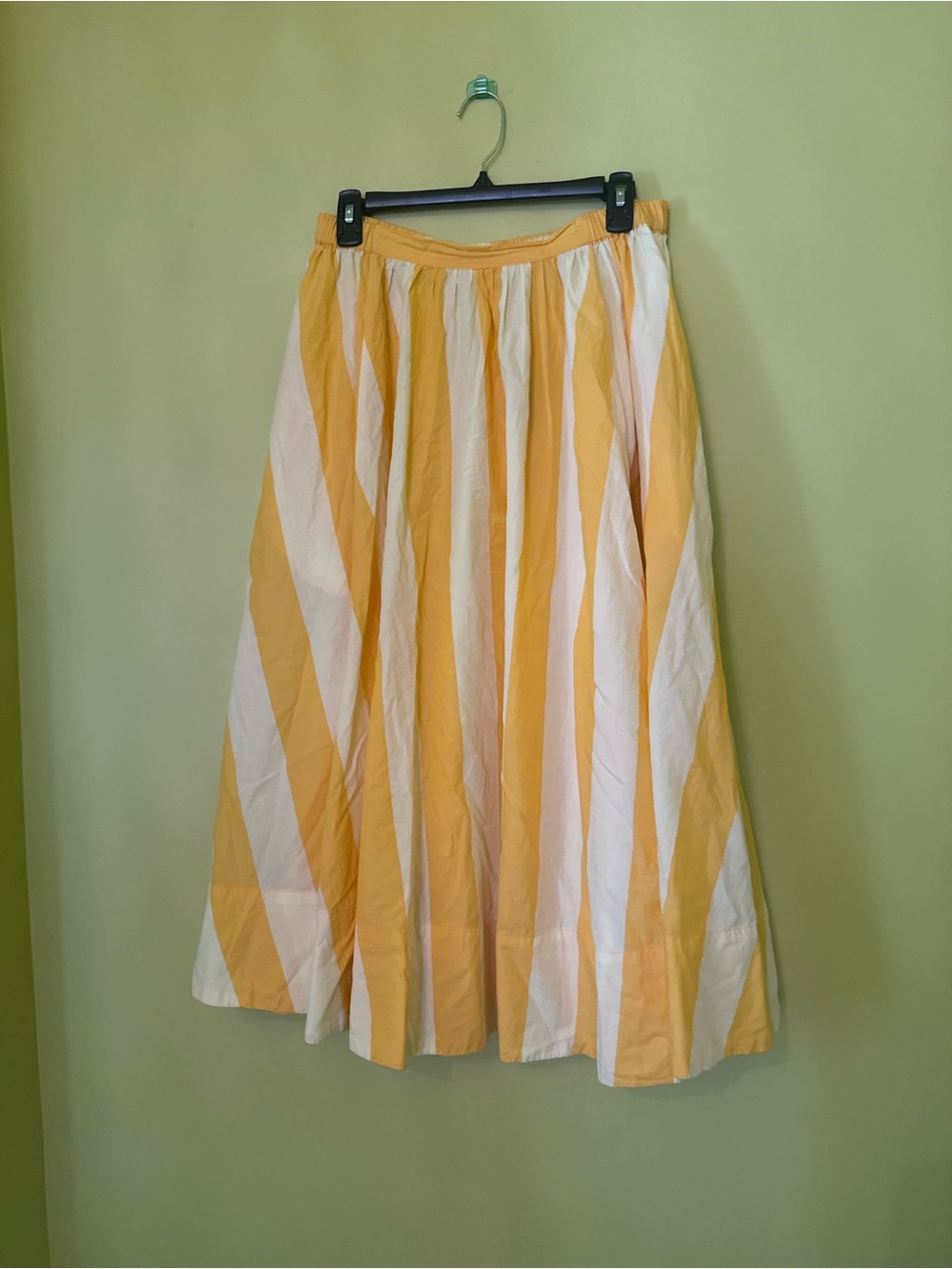 Free People Lowen Striped Midi Skirt